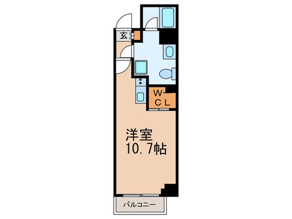 moderate名駅の物件間取画像